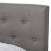 Cassandra Modern and Contemporary Fabric Upholstered Bed - Baxton Studio - image 4 of 4