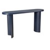 60" Navy Blue Thick Top Entryway Table with Curved Legs - 4 of 4