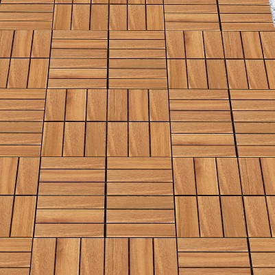 natural wood-12-slat