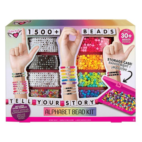 Fashion Angels 800+ Bead Tell Your Story Alphabet Bracelet Kit : Target