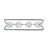 4 Vase Bud Vase Holder Black Cast Iron & Glass by Foreside Home & Garden - 4 of 4