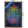 Trends International Brigid Ashwood - Rainbow Hamsa Framed Wall Poster Prints - 3 of 4