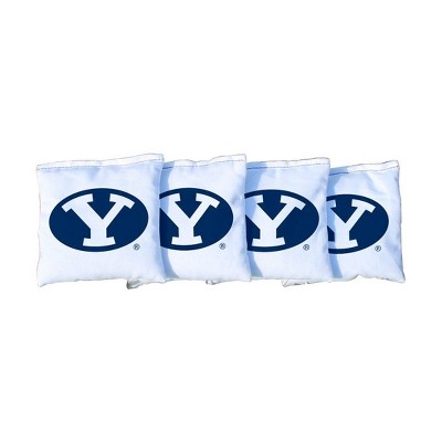 NCAA BYU Cougars Corn-Filled Cornhole Bags White - 4pk