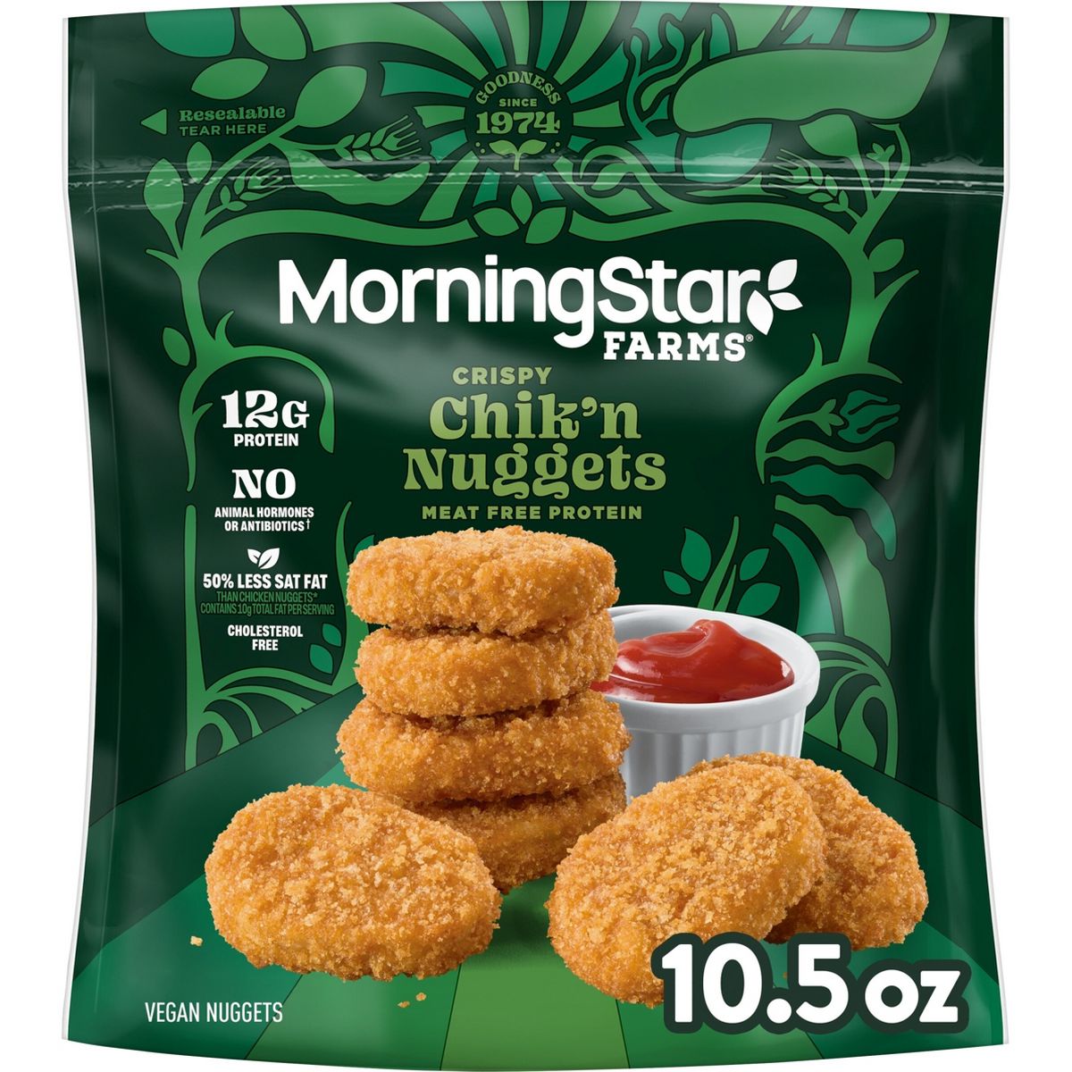 MorningStar Farms Frozen Plant-Based Chik'n Nuggets Original - 10.5oz