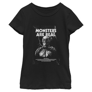 Girls Stranger Things Lightning Vecna Monsters Are Real T Shirt - 1 of 4