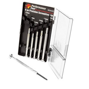 Performance Tool Phillips/Slotted 6-in-1 Interchangeable Screwdriver Set 6 pc - 1 of 1