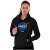 NASA Santa Claus Christmas Sleigh Hoodie Sweatshirt Women Men Brisco Brands - 3 of 4