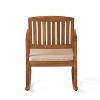 Modern Unholstered Selma Rocking Chair with Cushion-Christopher Knight Home - 3 of 4