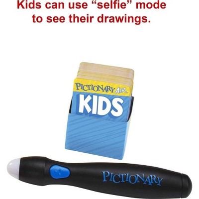Pictionary Air Kids vs. Grown-Ups Family Game with Light Pen