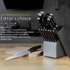 Itopfox German Stainless Steel Kitchen Knife Block Set with Built-in Sharpener - 15-Piece Knife Set for All Cooking Needs - 4 of 4