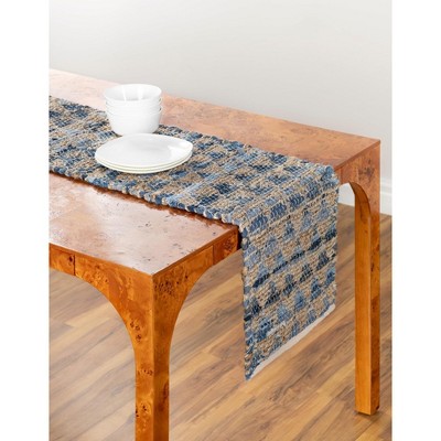 Unique Loom Chindi Jute Geometric Indoor Hand Made Area Rug