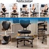 QingMoon Meditation Seating Chair, Ergonomic Cross Legged Office Chair, Adjustable Swivel Desk Chair with Lumbar Support for Yoga, Home Office - 3 of 4