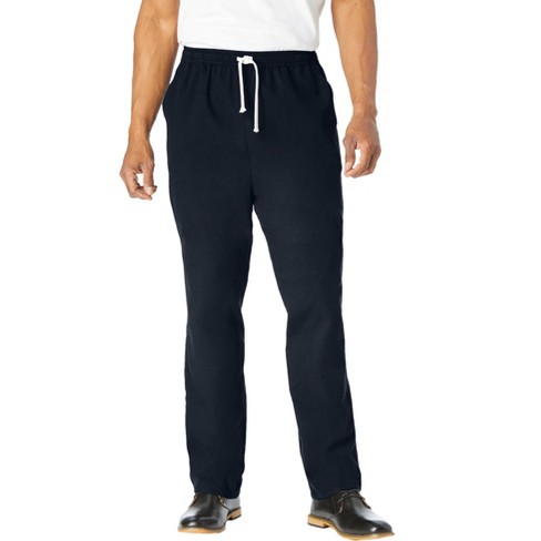 Kingsize Men's Big & Tall Full Elastic Waist Plain Front Pants - 6xl 40 ...