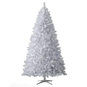 Treetopia Winter White 6-Foot-Tall Artificial Full Bodied Unlit Christmas Tree Colorful Holiday Decoration with Premium White Stand and Easy Assembly