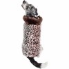 Pet Life (R) Luxe Furracious Cheetah Patterned Mink Designer Fashion Fur Dog Coat - 3 of 4