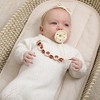 Macrame Pacifier Clip - Baby Pacifier Holder Leash Boho Wooden Clips - Teething Toy with Handmade Braided Cotton Modern Unisex Baby Gift (Multicolor) - 2 of 4