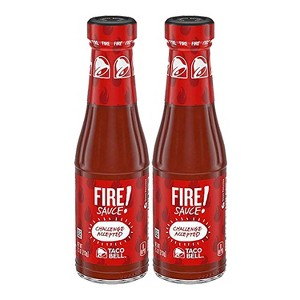 Taco Bell Fire Sauce, 7.5 oz Bottle ( Pack of 2) - 1 of 1