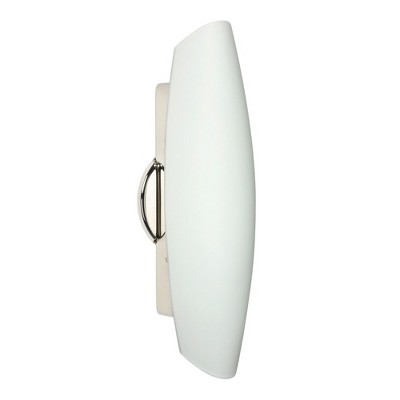 Besa Lighting Aero 16 2 - Light Wall Light in  Polished Nickel