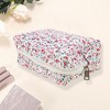 Unique Bargains Women's Floral Octagonal Travel Cosmetic Bag 1 Pc - image 3 of 3