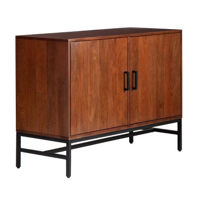 MH London Dottie 40" Solid Wood with Gold Metal Legs Sideboard
