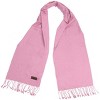 Mio Marino | Women's Solid Fringed 100% Cotton Scarf - 4 of 4