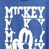 Women's - Disney - Mickey Mouse Stacked with Face Short Sleeve Graphic T-Shirt - 2 of 4