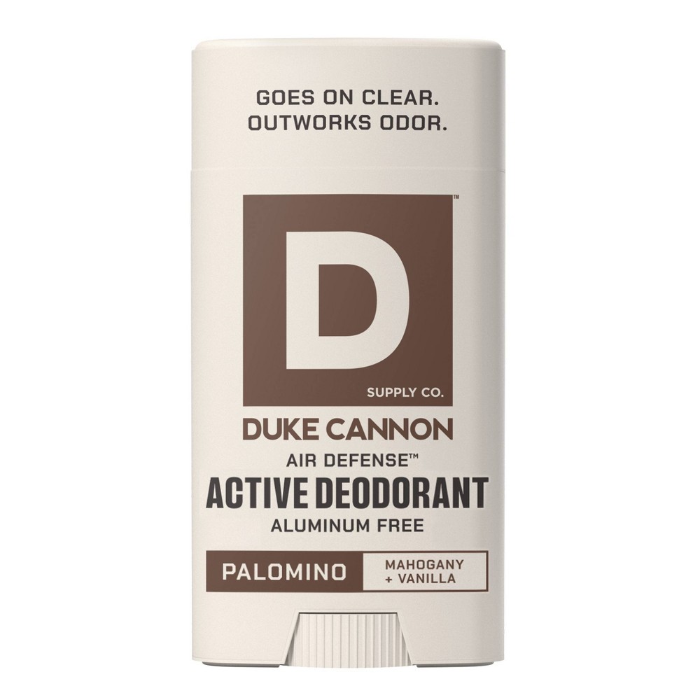 Duke Cannon Supply Co. Air Defense Active Aluminum-Free Deodorant - Palomino - 3oz: Under Arm, Solid Form, Vanilla Scent