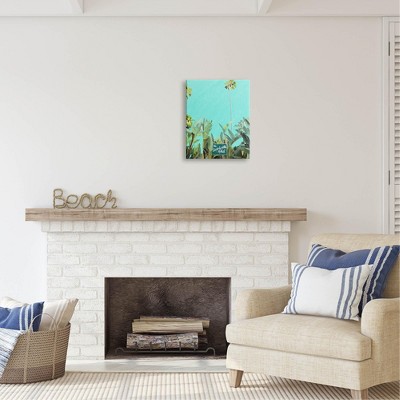 Beverly Hills Hotel Tropical Palms Canvas Wall Art