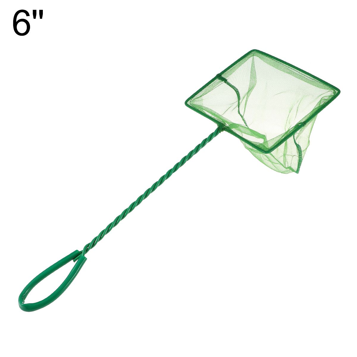 Unique Bargains Aquarium Fish Net Aquarium Fish Tank Accessories Small Fish Fine Net Green 6'' 3Pcs - thumbnail 5