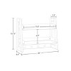 2-Tier Amery Ladder Wall Shelf with Hooks - RiverRidge Home - image 4 of 4