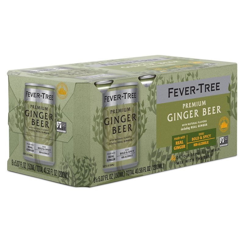 Fever-Tree Ginger Beer- 8pk/150ml Cans, 2 of 6