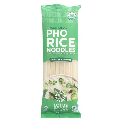 Lotus Foods Traditional Pho Rice Noodles 8 oz