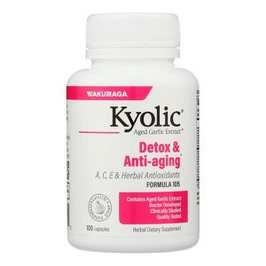 Kyolic - Aged Garlic Extract Detox and Anti-Aging Formula 105 - 100 Capsules - 1 of 2