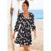 Women's Ruffle 3/4 Sleeve Dress - LASCANA - 2 of 4