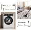 Kumasinova Vintage Boho Area Rug, Washable Rug with Floral Pattern, Faux Cashmere Living Room Rug, Non-Slip Rugs, Stain-Resistant Door Mat - 2 of 4