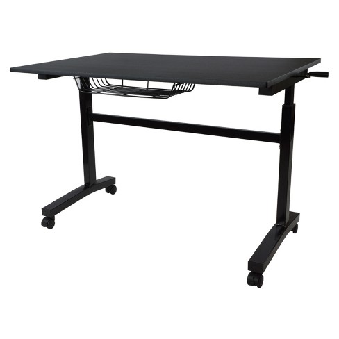 Sit Stand Desk With Caster Black Urb Space Target