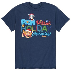 Men's - Paw Patrol - Holiday Helpers Short Sleeve Graphic T-Shirt - 1 of 4
