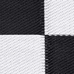 black white
