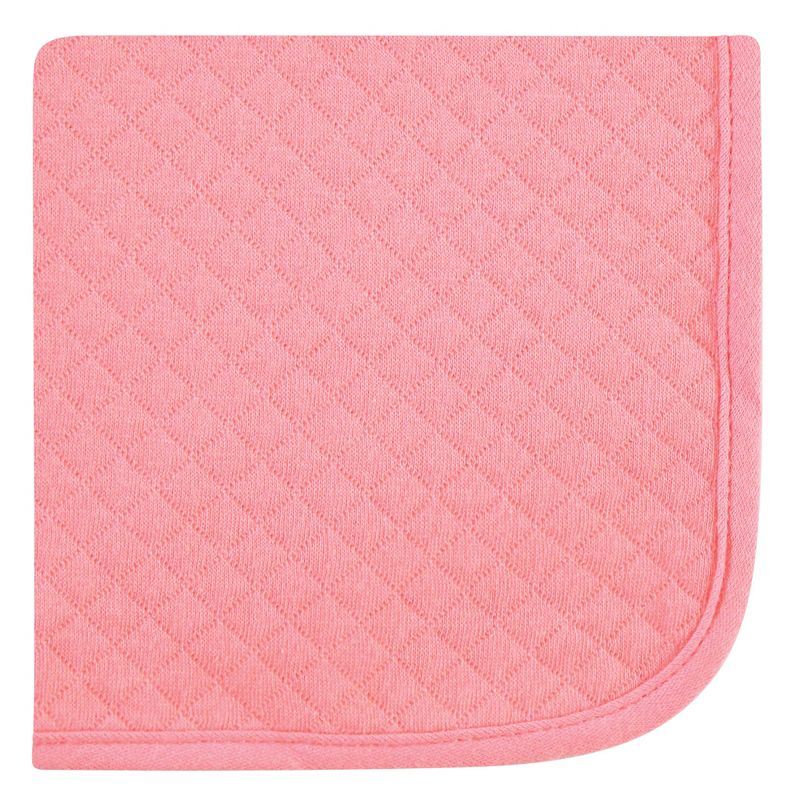 Hudson Baby Infant Girl Quilted Cotton Washcloths, Girl Forest, One Size, 6 of 9