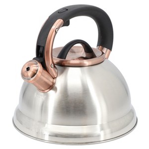 Mr. Coffee Flintshire 2.2 Quart Stainless Steel Whistling Tea Kettle - 1 of 4