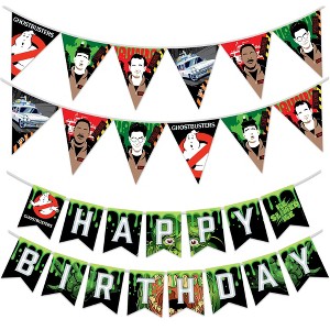 Treasures Gifted Ghostbusters Banner & Pennants Kit - Ghostbusters Party Supplies - 1 of 1
