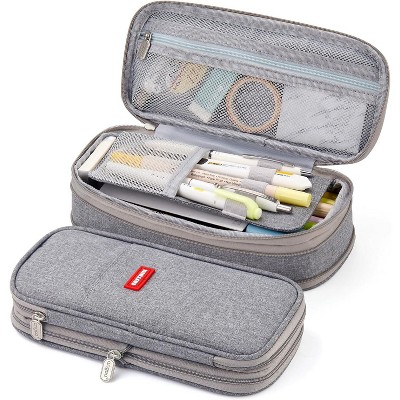 Paaaawaters Big Capacity Pencil Pen Case Office College School Large Storage High Capacity Bag Pouch Holder Box Organizer