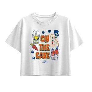 Girls' - Zootopia - Judy And Nick On The Case Short Sleeve Boxy Graphic T-Shirt - 1 of 2