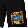 Blockbuster Logo Men's Black Lounge Shorts - 2 of 4