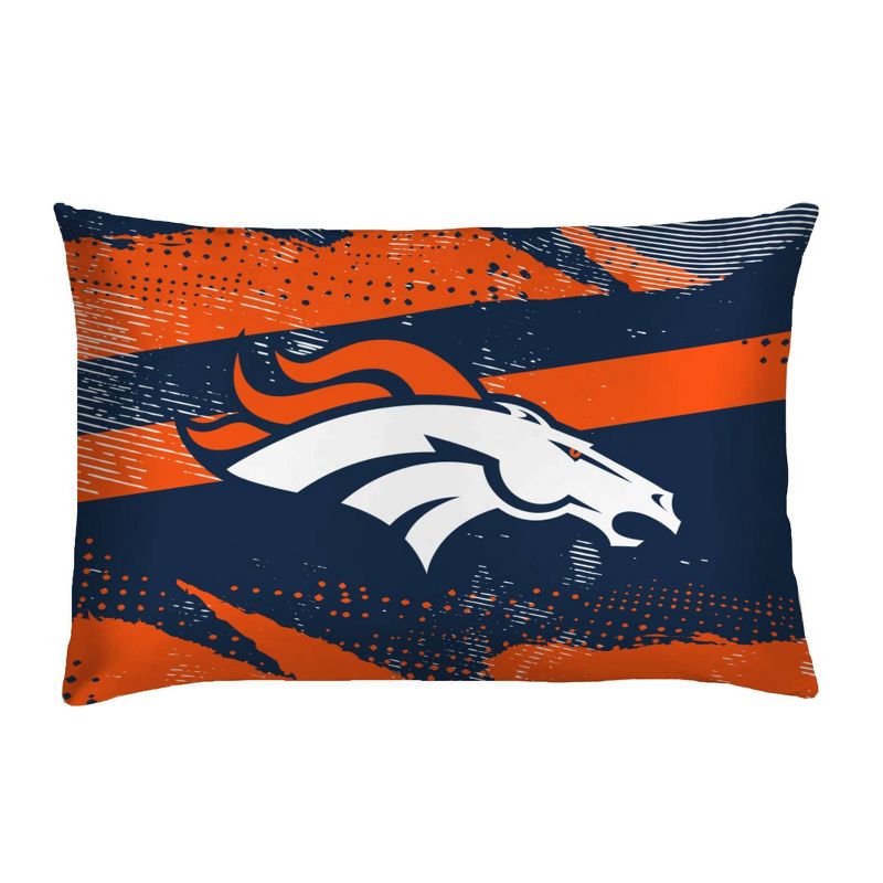 NFL Denver Broncos Slanted Stripe Twin Bed in a Bag Set - 4pc, 3 of 4