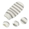Unique Bargains Bathroom Shower Exfoliating Gloves 9.06"x4.72" Beige 1 Pc - 3 of 4