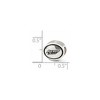 Black Bow Jewelry Sterling Silver University of Akron Collegiate Bead Charm - 3 of 4