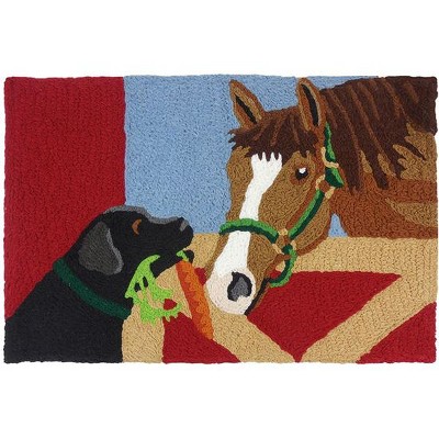 Jellybean Barn Friends Indoor & Outdoor Accent Rug 20" X 30"
