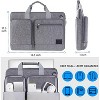 MaseiKar 17 In Laptop Shoulder Bag Shockproof Computer Messenger Bag with Strap Laptop Briefcase Bag for Travel Work College - 4 of 4