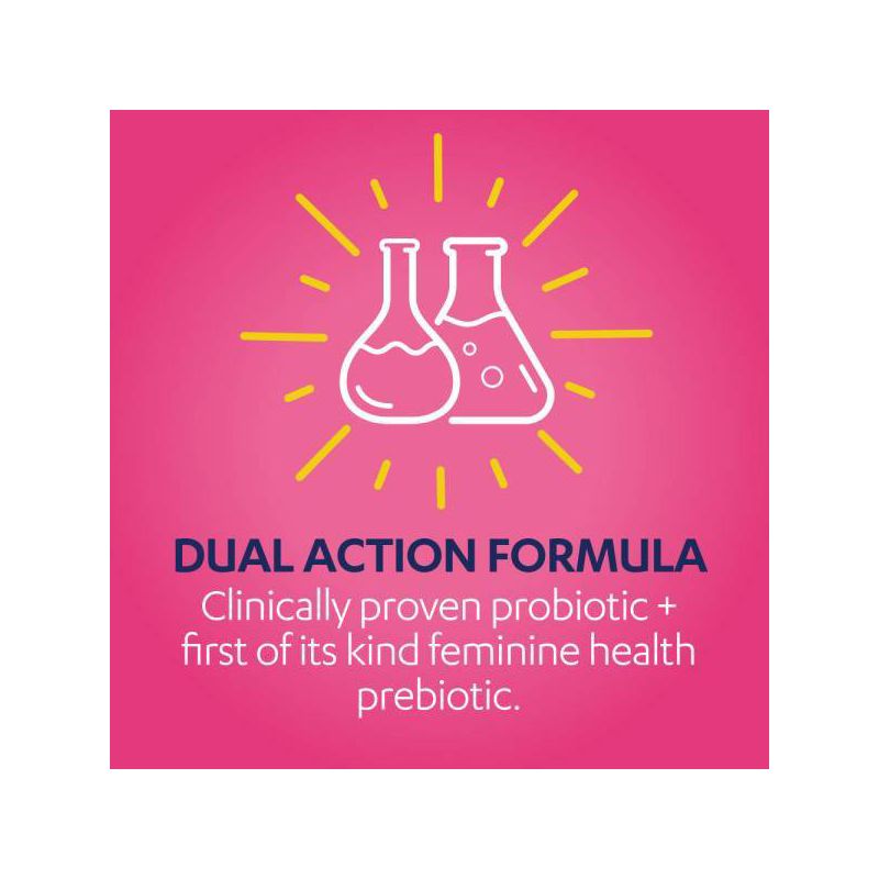 AZO Dual Protection Clinically Proven Women&#39;s Probiotic for Urinary + Vaginal Support - 30ct, 5 of 10